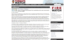 Desktop Screenshot of commentary.threatswatch.org